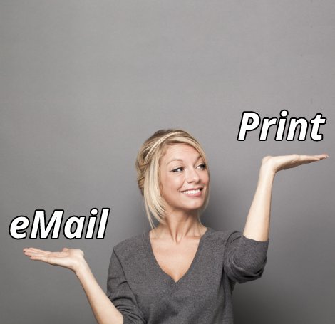 Print Mailing vs Email Mailing